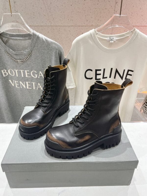 Balenciaga Strike Martin Boots 2024ss Brown