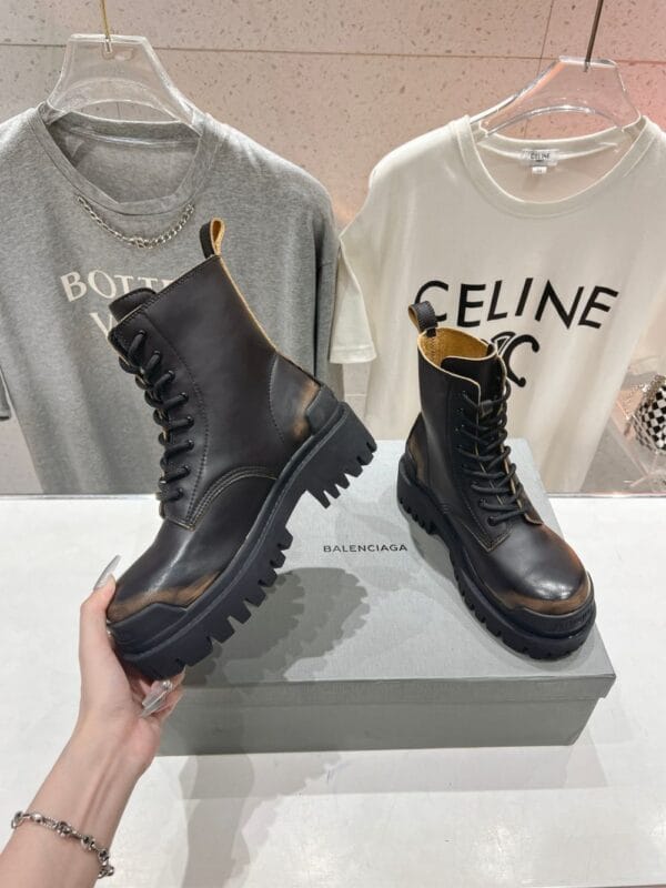 Balenciaga Strike Martin Boots 2024ss Brown