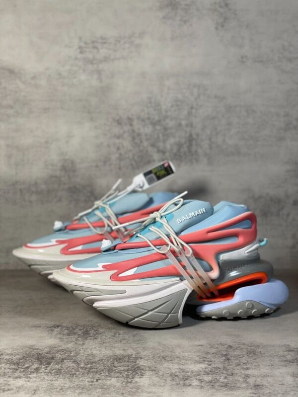 Balmain Unicorn Blue and White Men