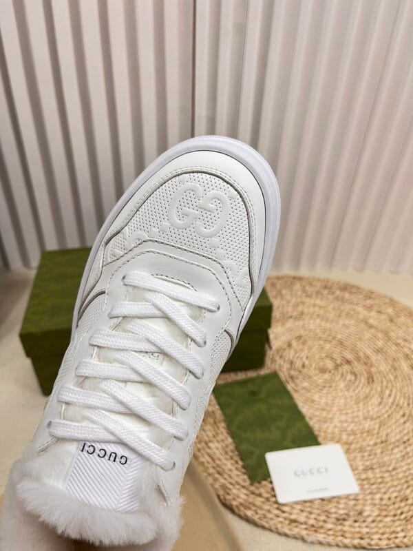 Gucci Screener GG Trainer Winter White