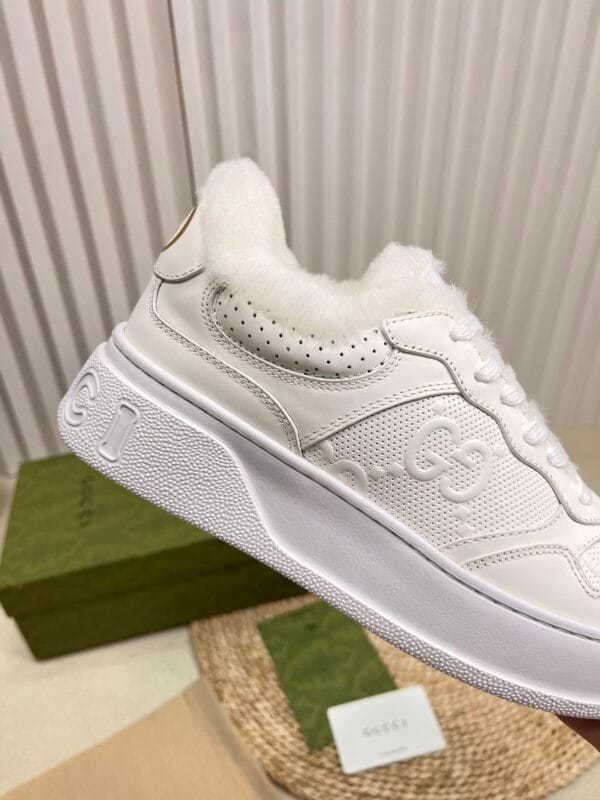 Gucci Screener GG Trainer Winter White