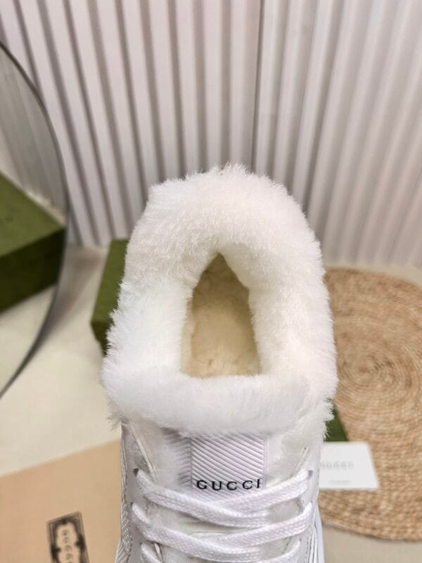 Gucci Screener GG Trainer Winter White