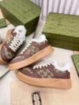 Gucci Screener GG Trainer Winter Brown