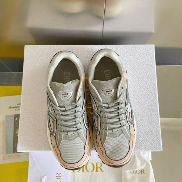 Dior Dad Shoes B30 Gray Pink Blue