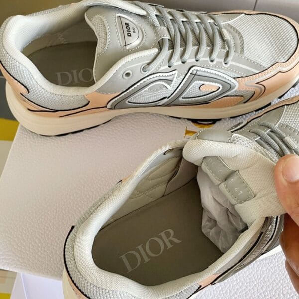 Dior Dad Shoes B30 Gray Pink Blue