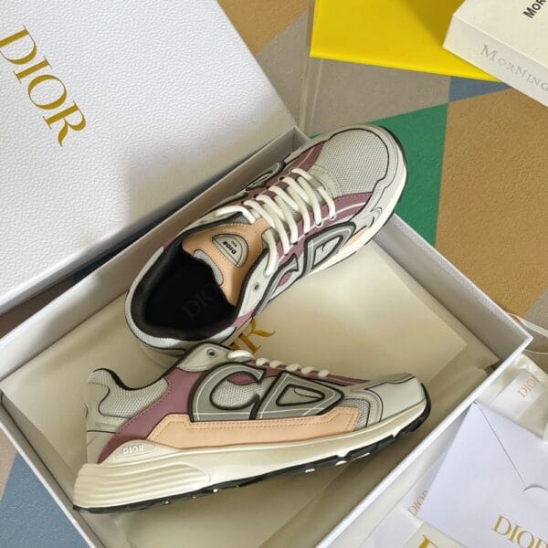 Dior Dad Shoes B30 Gray Green Beige