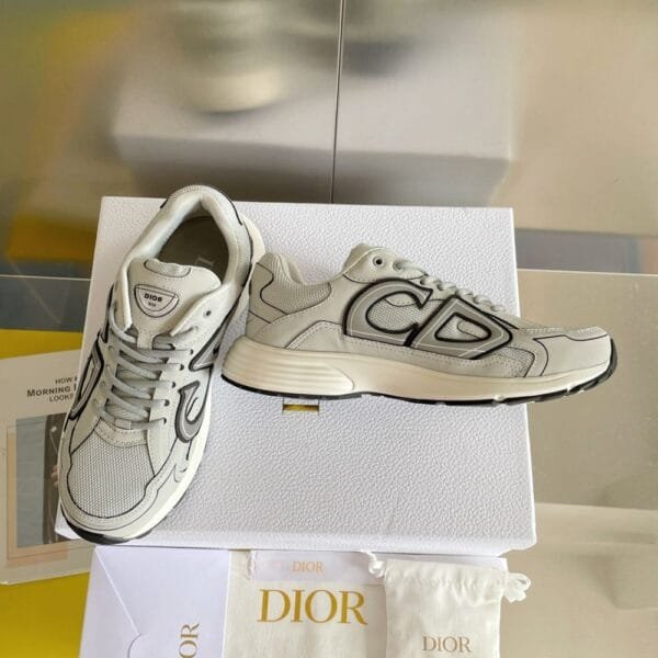Dior Dad Shoes B30 Light Grey White