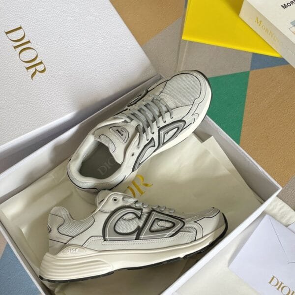 Dior Dad Shoes B30 Light Grey White