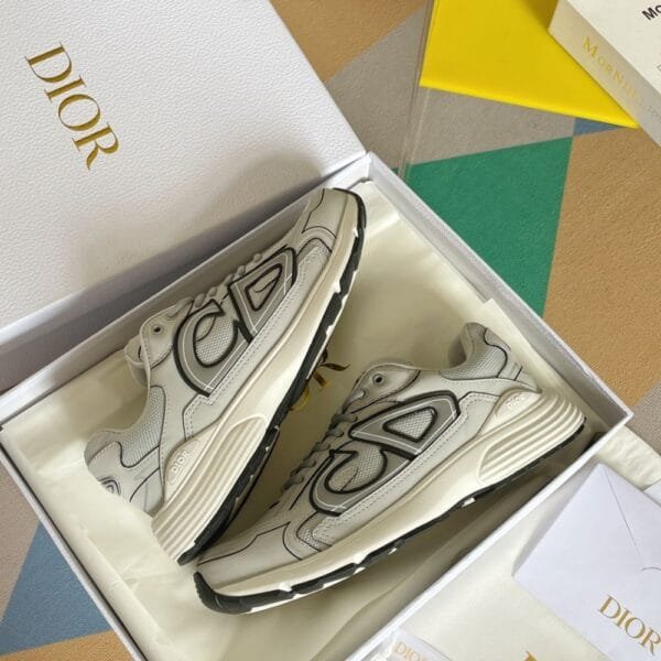 Dior Dad Shoes B30 Light Grey White