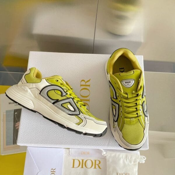 Dior Dad Shoes B30 Yellow and White