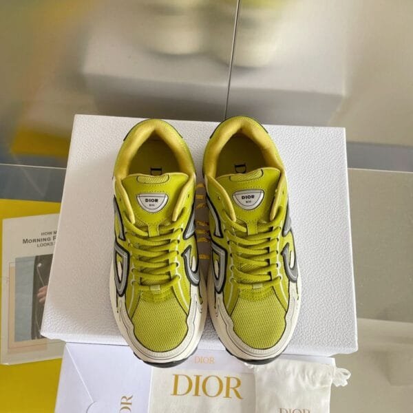 Dior Dad Shoes B30 Yellow and White