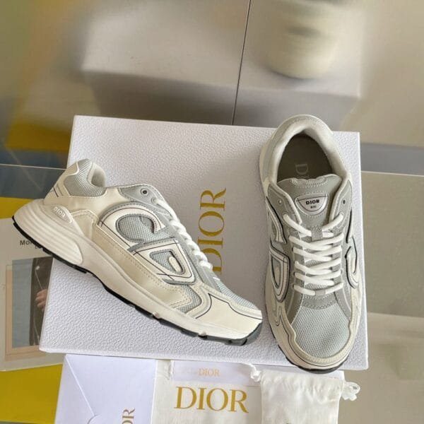 Dior Dad Shoes B30 Light Grey White