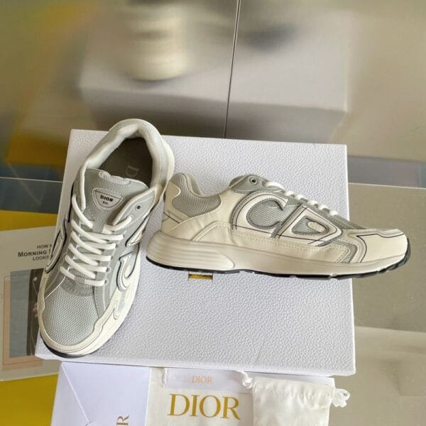 Dior Dad Shoes B30 Light Grey White