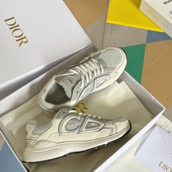 Dior Dad Shoes B30 Light Grey White