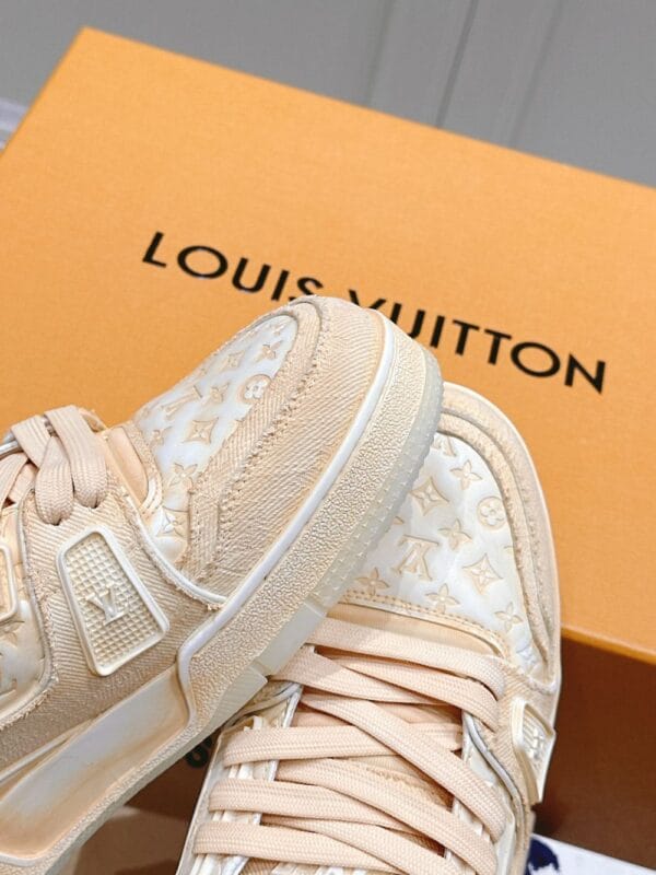 Louis Vuitton Trainer Sneaker Champagne Gold