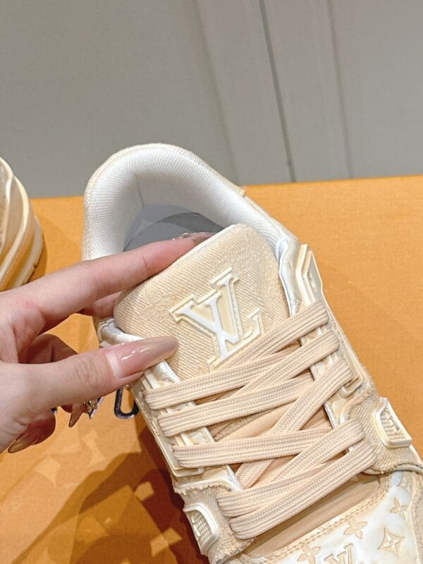 Louis Vuitton Trainer Sneaker Champagne Gold