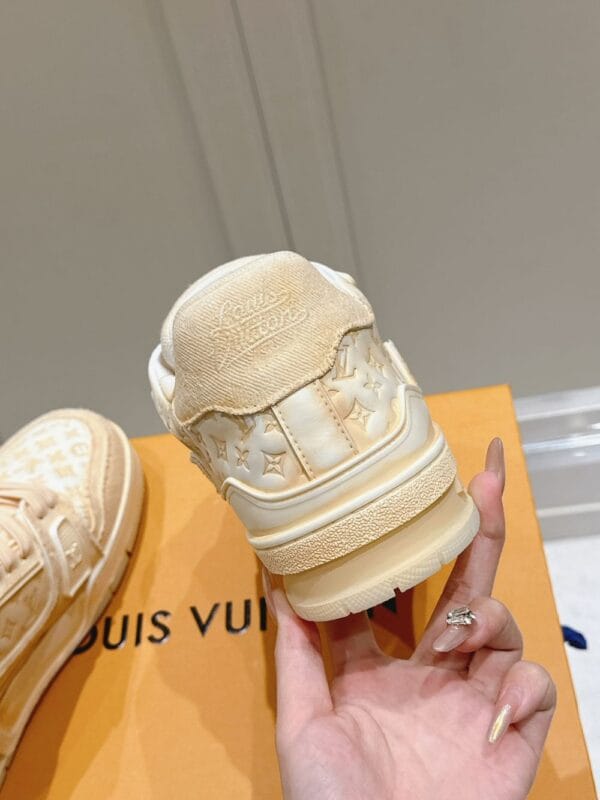 Louis Vuitton Trainer Sneaker Champagne Gold