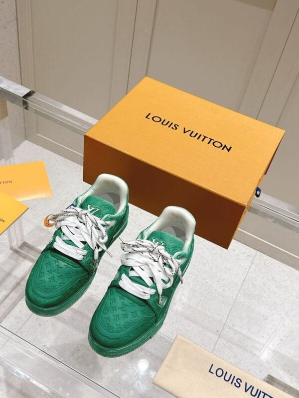 Louis Vuitton Trainer Sneaker Green