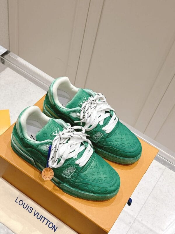 Louis Vuitton Trainer Sneaker Green