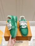 Louis Vuitton Trainer Sneaker Green