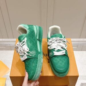 Louis Vuitton Trainer Sneaker Green
