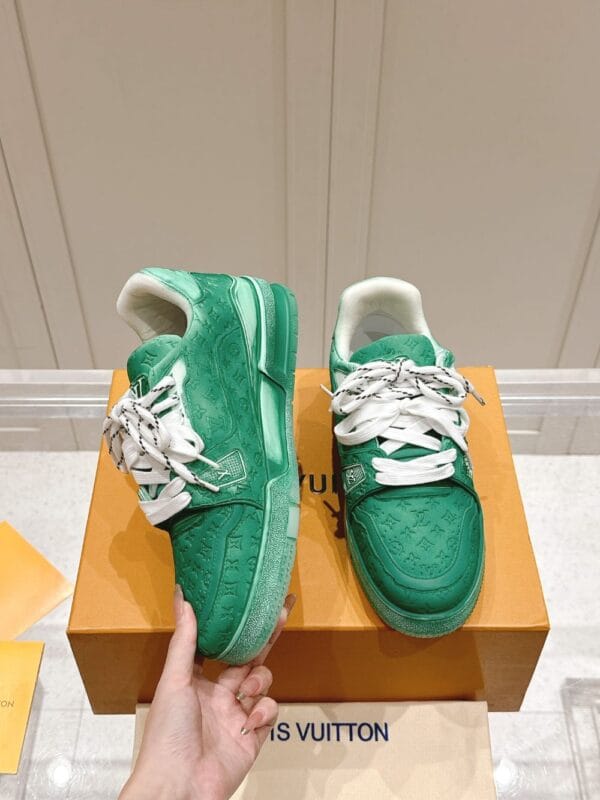 Louis Vuitton Trainer Sneaker Green