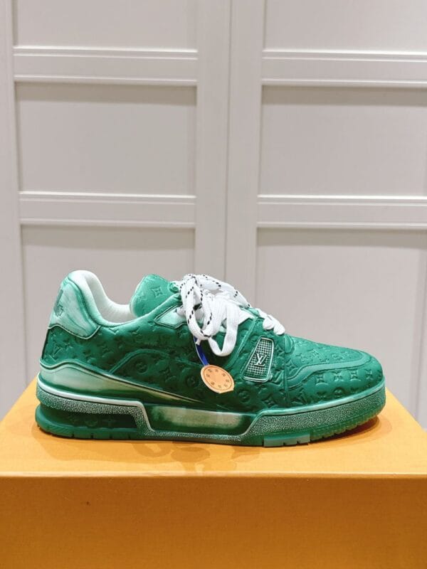 Louis Vuitton Trainer Sneaker Green