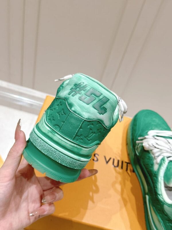 Louis Vuitton Trainer Sneaker Green