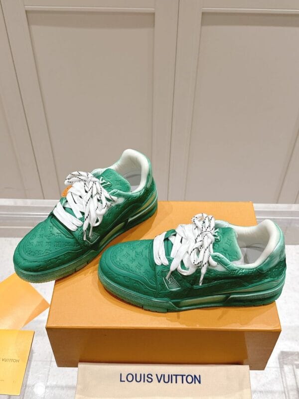 Louis Vuitton Trainer Sneaker Green