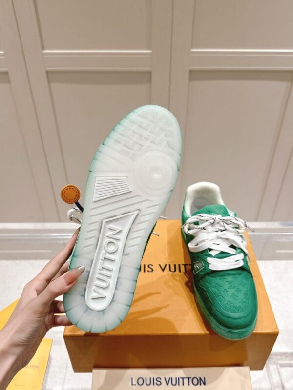 Louis Vuitton Trainer Sneaker Green