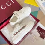 Gucci Wave White Color Logo