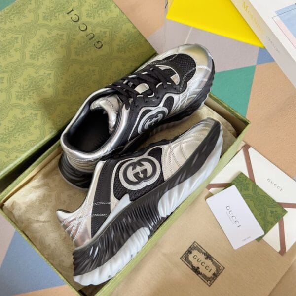Gucci Ripple Silver and Black