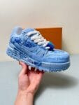 Louis Vuitton Trainer Maxi  LOVE Blue Sneaker 24ss