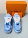 Louis Vuitton Trainer Maxi  LOVE Blue Sneaker 24ss