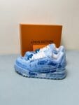 Louis Vuitton Trainer Maxi  LOVE Blue Sneaker 24ss