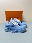 Louis Vuitton Trainer Maxi  LOVE Blue Sneaker 24ss