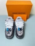 Louis Vuitton Trainer Maxi  LOVE Black and Gray Sneaker 24ss