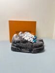Louis Vuitton Trainer Maxi  LOVE Black and Gray Sneaker 24ss