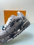 Louis Vuitton Trainer Maxi  LOVE Black and Gray Sneaker 24ss