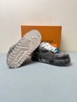Louis Vuitton Trainer Maxi  LOVE Black and Gray Sneaker 24ss