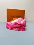 Louis Vuitton Trainer Maxi  LOVE Pink Sneaker 24ss