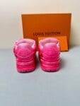 Louis Vuitton Trainer Maxi  LOVE Pink Sneaker 24ss