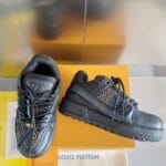 Louis Vuitton Trainer Maxi  Rainbow Black Sneaker 24ss
