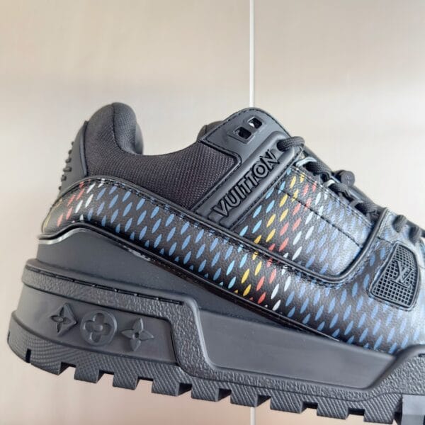 Louis Vuitton Trainer Maxi  Rainbow Black Sneaker 24ss
