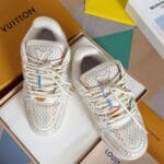 Louis Vuitton Trainer Maxi  Rainbow White Sneaker 24ss