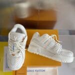 Louis Vuitton Trainer Maxi  Rainbow White Sneaker 24ss