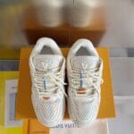 Louis Vuitton Trainer Maxi  Rainbow White Sneaker 24ss