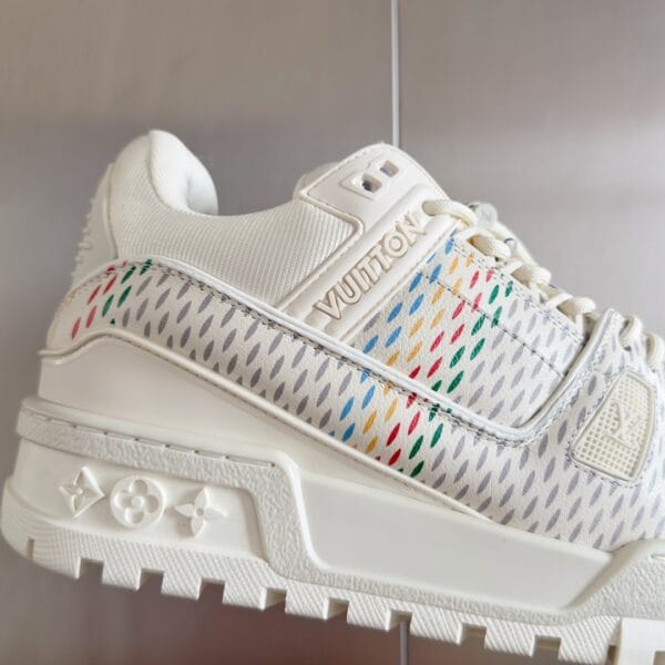 Louis Vuitton Trainer Maxi  Rainbow White Sneaker 24ss