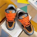 Louis Vuitton Trainer Maxi  Orange and Grey Sneaker