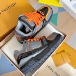 Louis Vuitton Trainer Maxi  Orange and Grey Sneaker